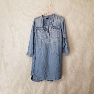 J. Crew Jean Chambray T-shirt Dress